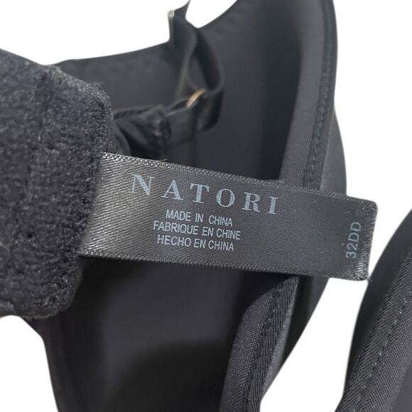 Natori Pure Lux Custom Coverage Contour Underwire Bra Lace Straps 732080 Sz 32DD - Picture 14 of 14